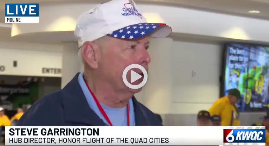 Veterans head to D.C. for 64th Honor Flight of the Quad Cities
