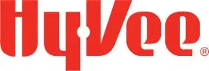 Hy-Vee logo in red stylized font.